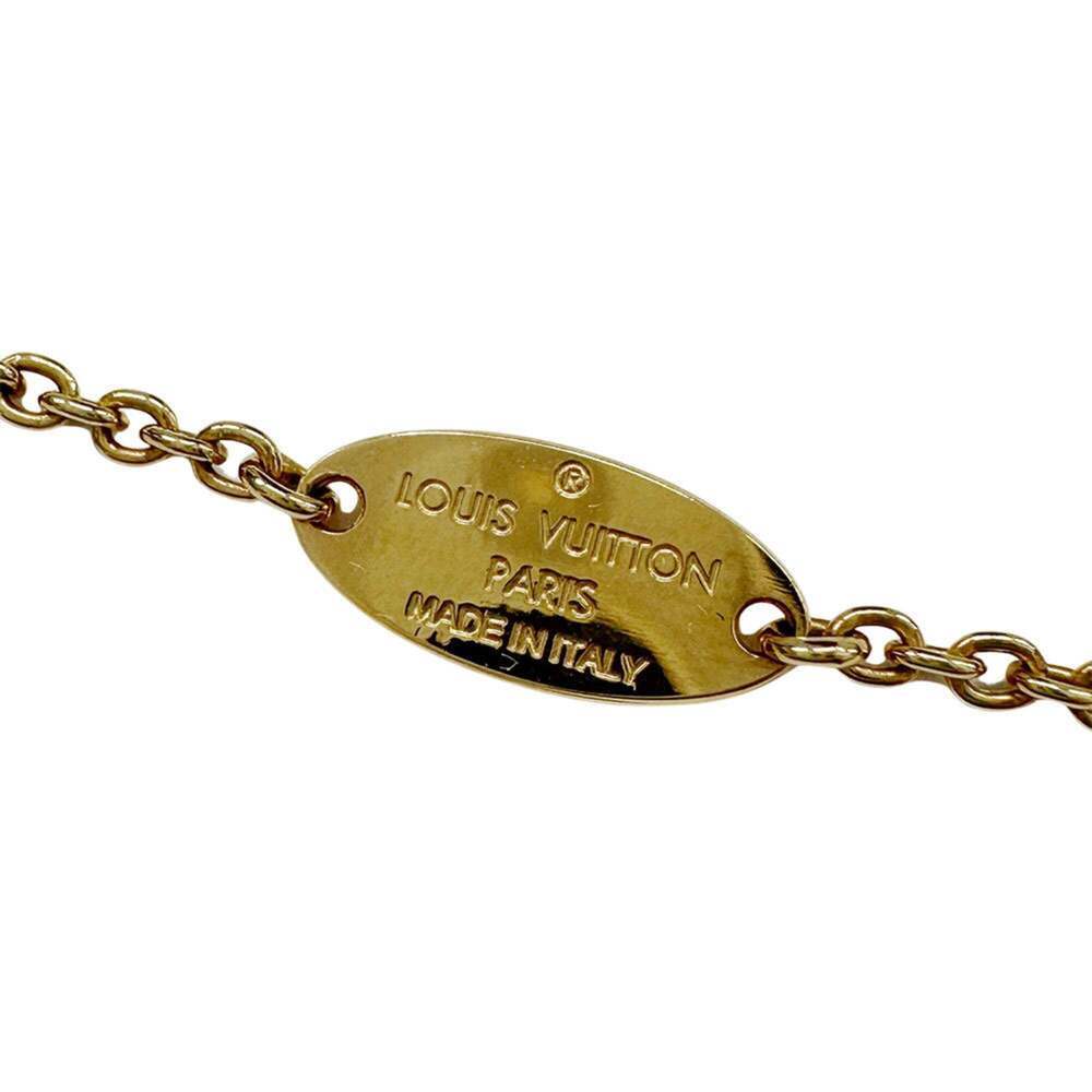 LOUIS VUITTON Gold Pearl Necklace - Picture 5 of 7